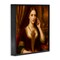 Stupell Industries Rococo Woman with Cell Phone Framed Giclee, design by Grotto Studios